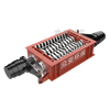 Pré-triturador de resíduos perigosos industriais com acionamento hidráulico com eixos duplos